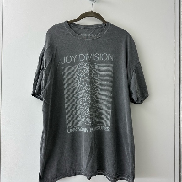 Joy Division Unknown Pleasures Graphic T-Shirt - Gray - Picture 1 of 4